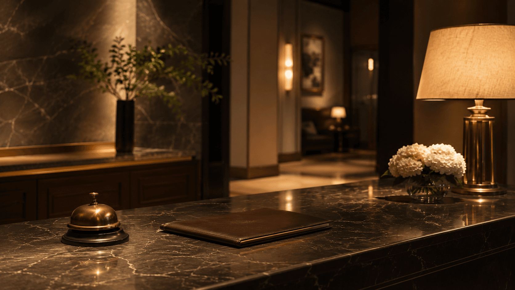 Front Desk — A desk that cannot sell the same room twice